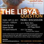 The Libya Question - Panel Discussion